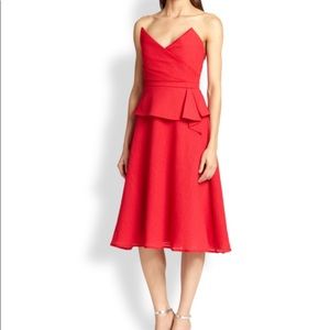 BCBG Red Tessa Dress